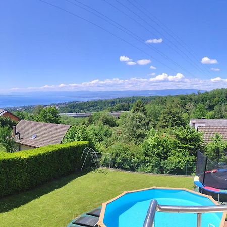 Joli Studio Avec Terrasse Et Vue Exclusivement Pour Non Fumeurs Belmont-sur-Lausanne Extérieur photo