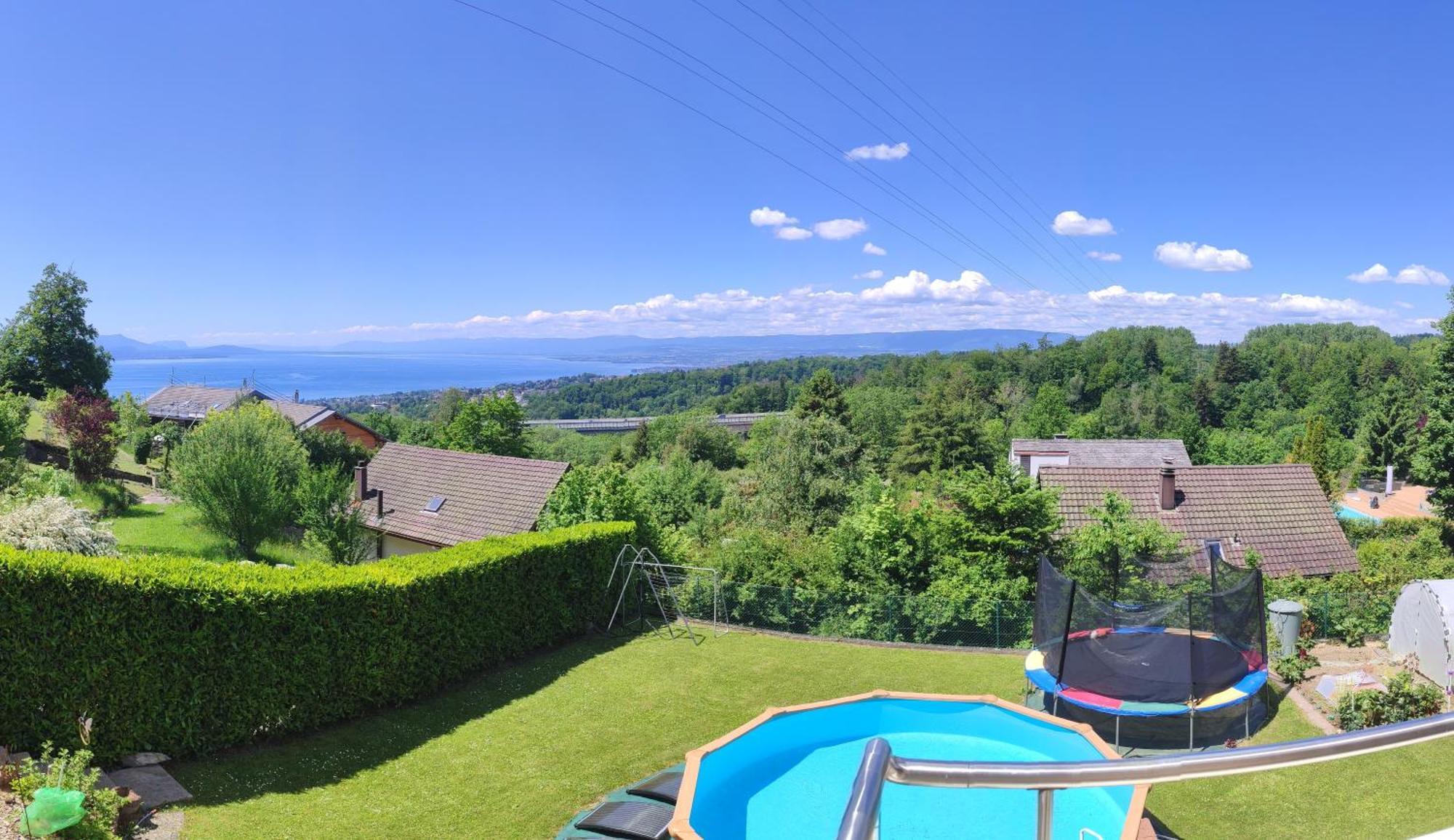 Joli Studio Avec Terrasse Et Vue Exclusivement Pour Non Fumeurs Belmont-sur-Lausanne Extérieur photo